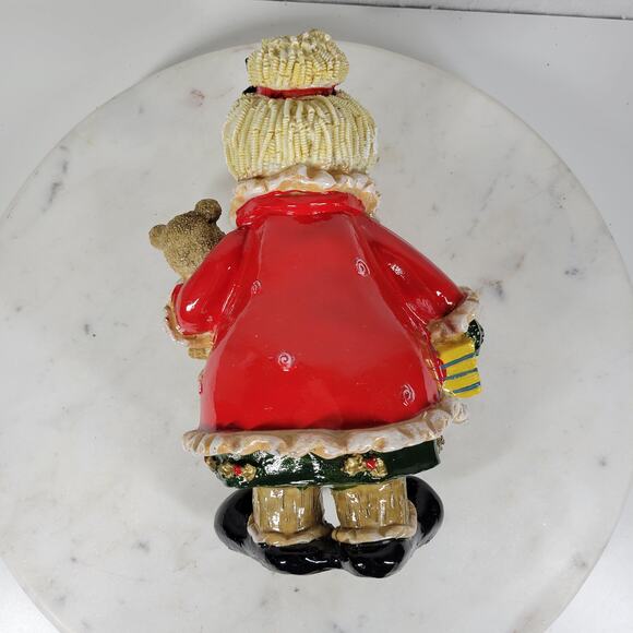 Vintage Kirklands Mrs. Claus Christmas Ceramic Figurine 8 Inch  Clause & Co. - Picture 10 of 16